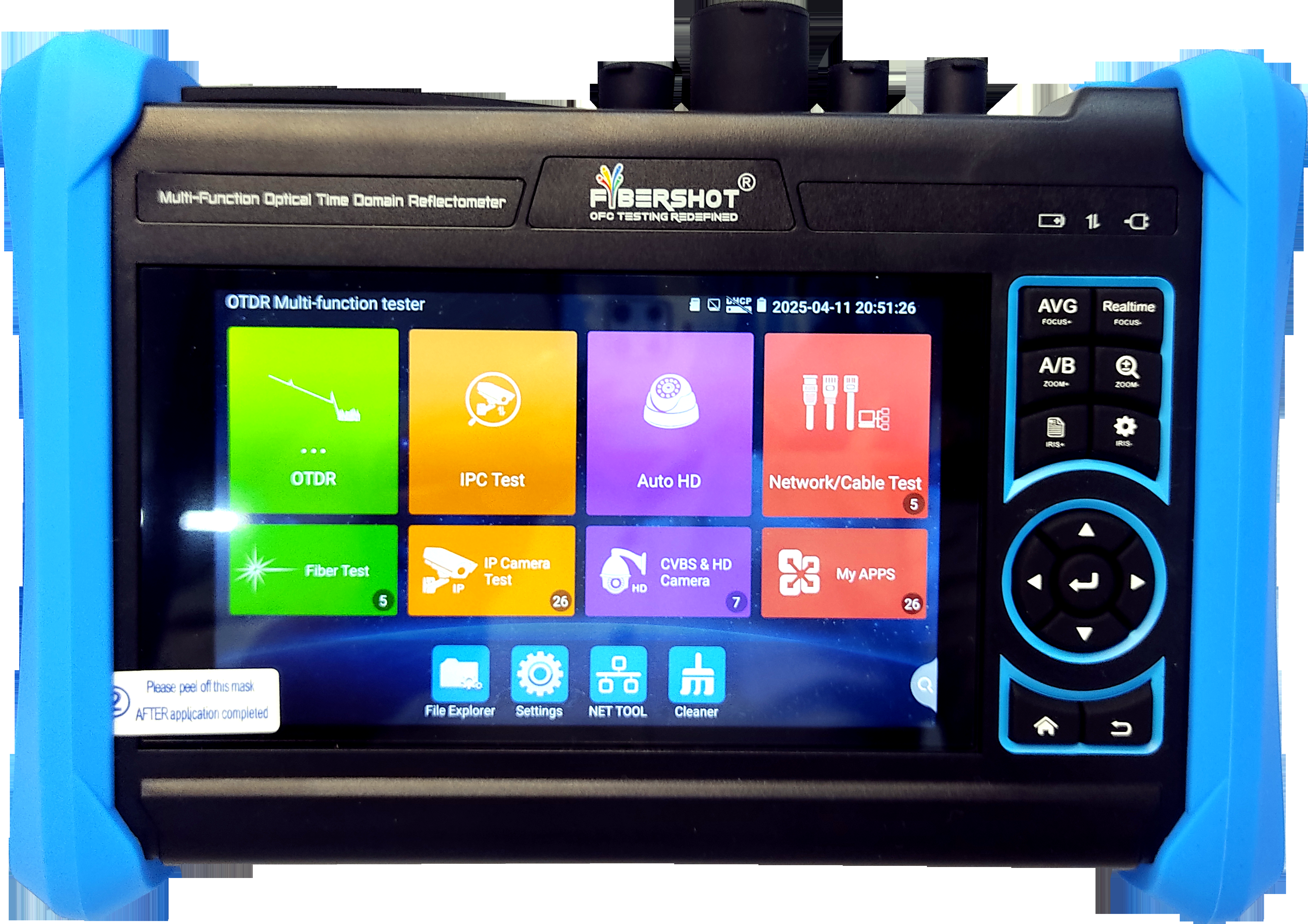 Fibershot Multi-Function C6 Pro OTDR Optical Fiber Tester– The Ultimate All-in-One Fiber & Surveillance Network Analyzer